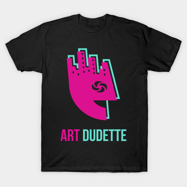 Art Dudette In Pink And Green by yourartdude